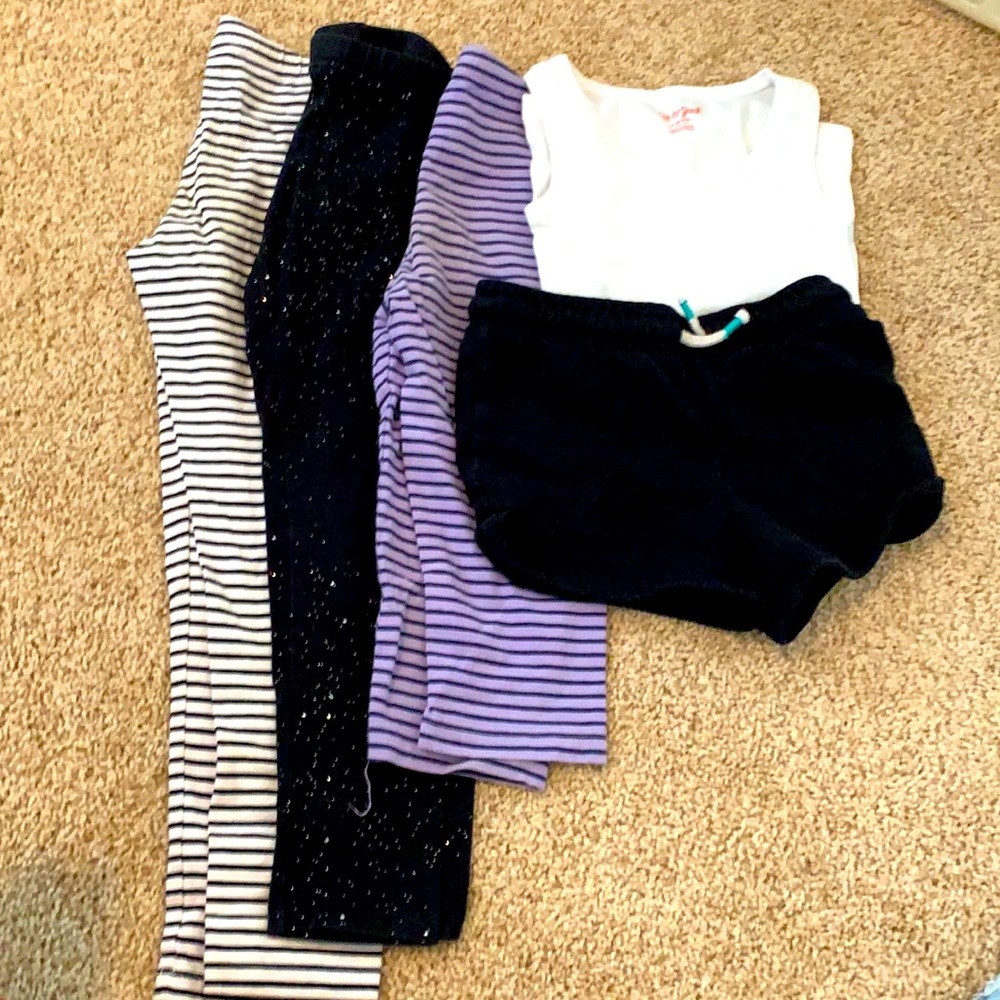 Bundle Girls leggings, shorts and tank